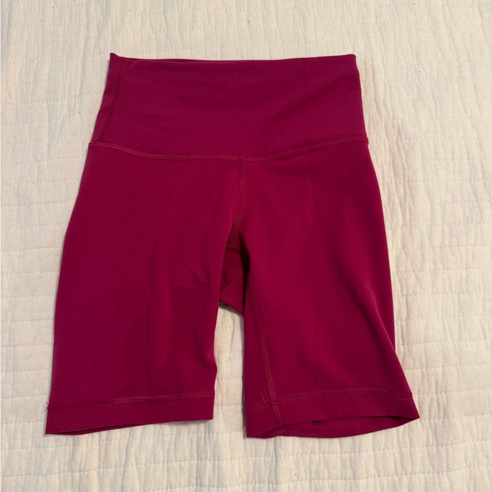 Lululemon Athletica Women's Magenta Bike Shorts